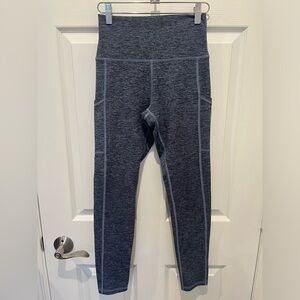 Aerie The Hugger Offline High Waisted Leggings Blue‎ Pockets